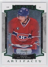 2015-16 Upper Deck Artifacts Rookies Emerald 77/99 Jacob De La Rose #176 0c3