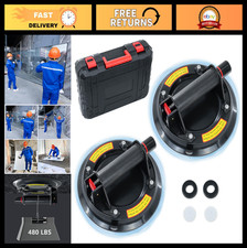 Heavy Duty Suction Cups for Glass Lifting - 960lbs Max Load, Industrial Tile M