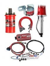 Msd Ignition Kit Incl. Distributor 6al Ignition Box Blaster 2 Coil For Chevy V8