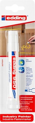 Edding 950 Industriemarker Weiß 10mm im Blister. Permanent industry painter NEU!