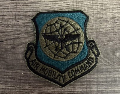 US Air Force AIR MOBILITY COMMAND Embroidered Crest Patch