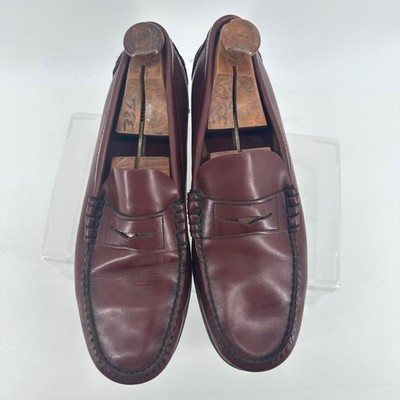 Vtg Sebago Roamers Penny Loafers Mens 12 Burgundy Preppy Ivy League Academiaa