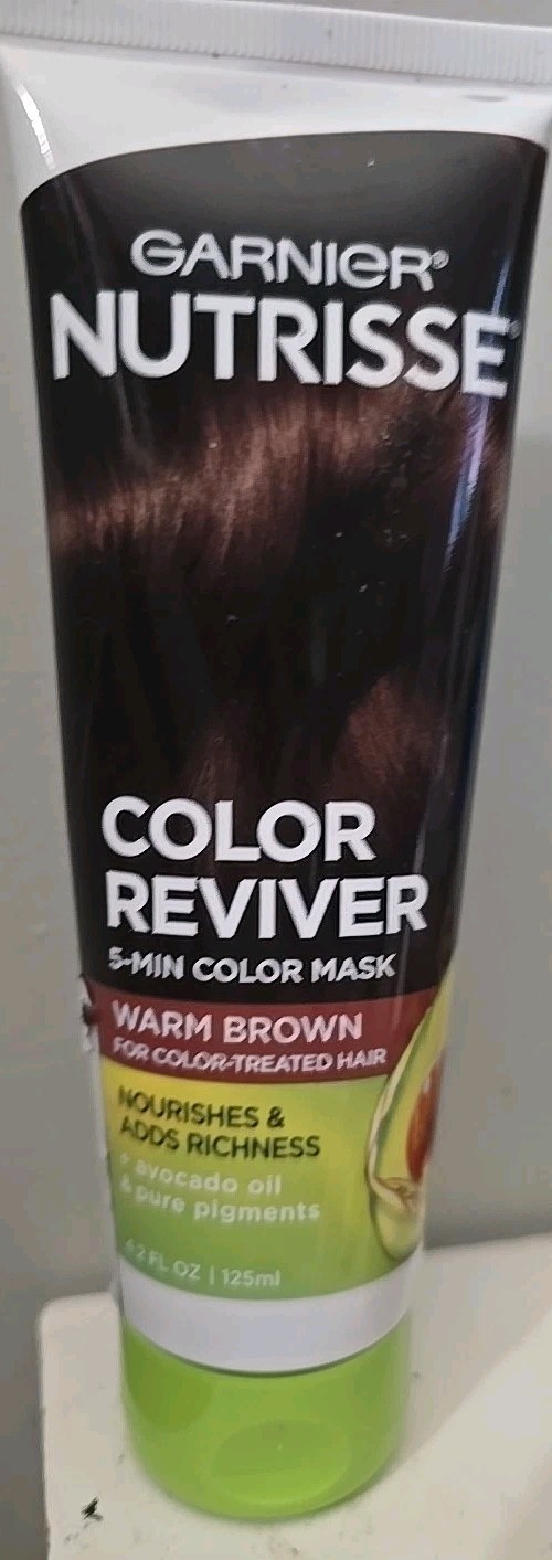 Reviver 5 Minute Color Mask Vibrant Warm Brown 4.2oz  New