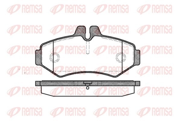 Remsa Bremsbelagsatz Scheibenbremse 0733.00 FüR 2DA LT VW 2DD 28 46 2DH Mercedes-image