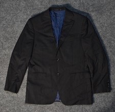 SuitSupply Zignone Italian Wool Dark Gray Napoli Jacket Blazer Slim 41R