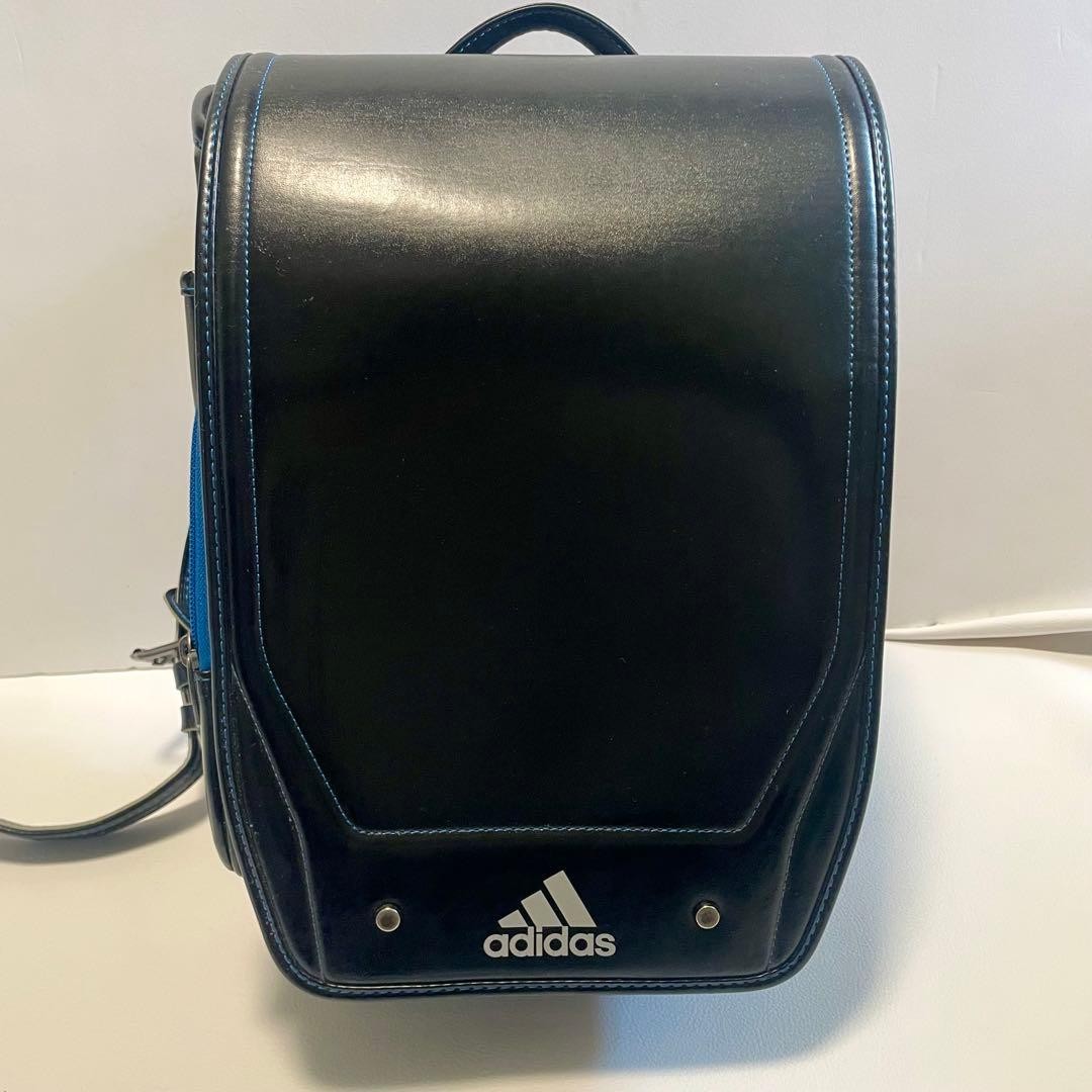 Adidas School Backpack Black Logo Climacool, 13.4x9.8x6.3, Used kk6