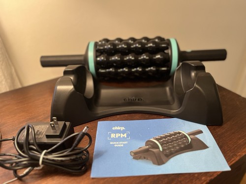 Chirp RPM Rolling Percussive Massager Powered Roller w/ Base Charger