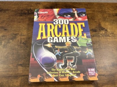 Vintage 300 Arcade Games PC CD-ROM (COSMI/Swift Software, 2000) Brand New Sealed