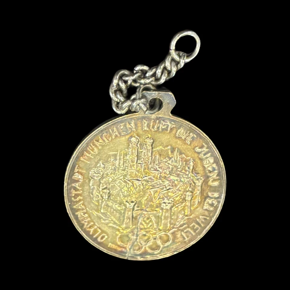 Vintage keychain Olympic Games Munchen 1972- München Ruft die Jugend der Welt - Image 2 of 2