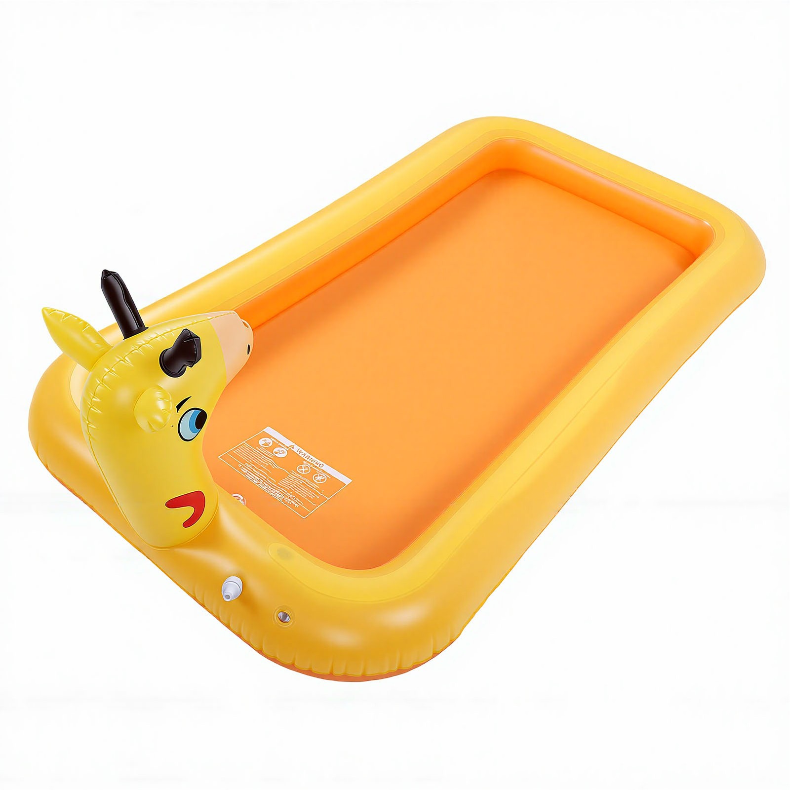 Kids Inflatable Pool Cute Cartoon PVC Sprinkler Swimming Pool for Outdoor Play