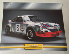 PORSCHE 911 CARRERA 2,8 RSR CARTE FICHE VOITURES D'EXCEPTION EDITION ATLAS