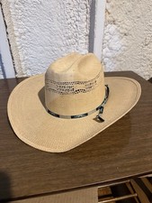 Stetson Santa Fe Straw Cowboy Hat 7 5/8