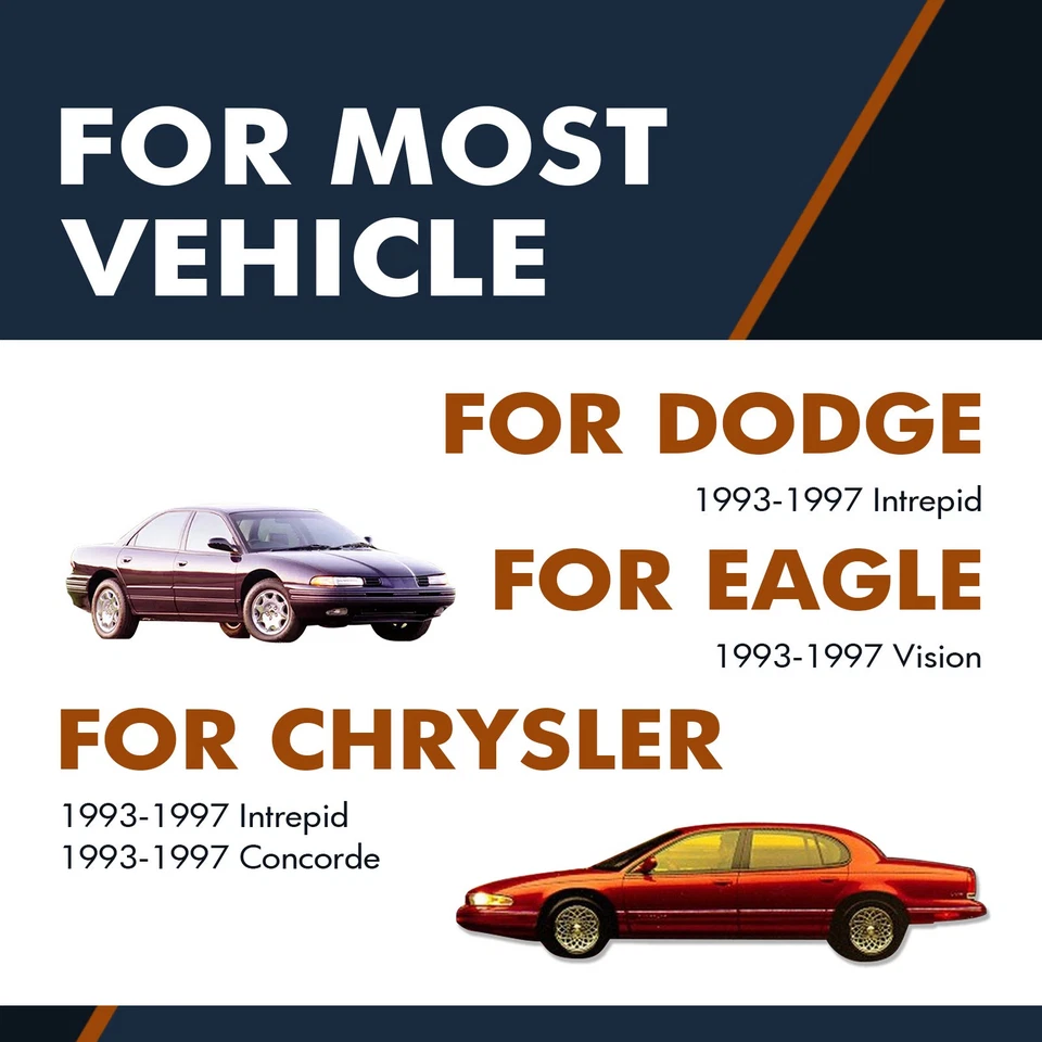 Juego de muelle helicoidal completo rápido delantero-trasero para Chrysler Intrepid 1993-1997 Foto 2 de 4