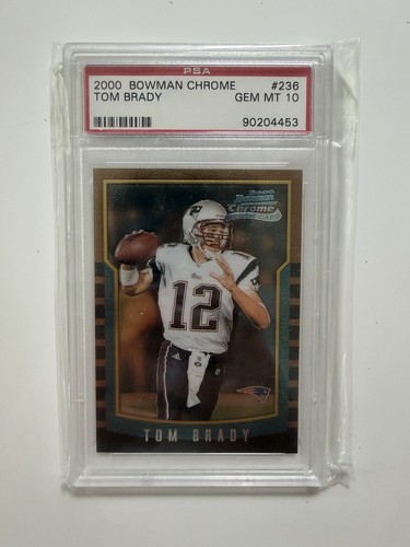 Tom Brady · 2000 Bowman Chrome Football