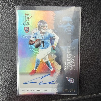 Cam Ward Tennessee Titans 2025 Topps Signature Class RC Auto #101  /275 
