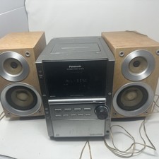 Panasonic SA-PM18 5 CD Changer Stereo Hifi System With Remote Control & Antenna