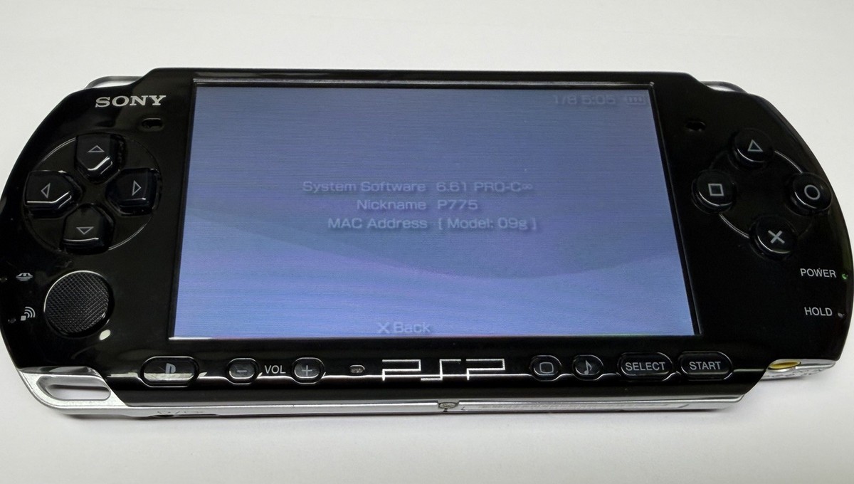 SONY PSP-3000 Console Black Handheld System Playstation Tested