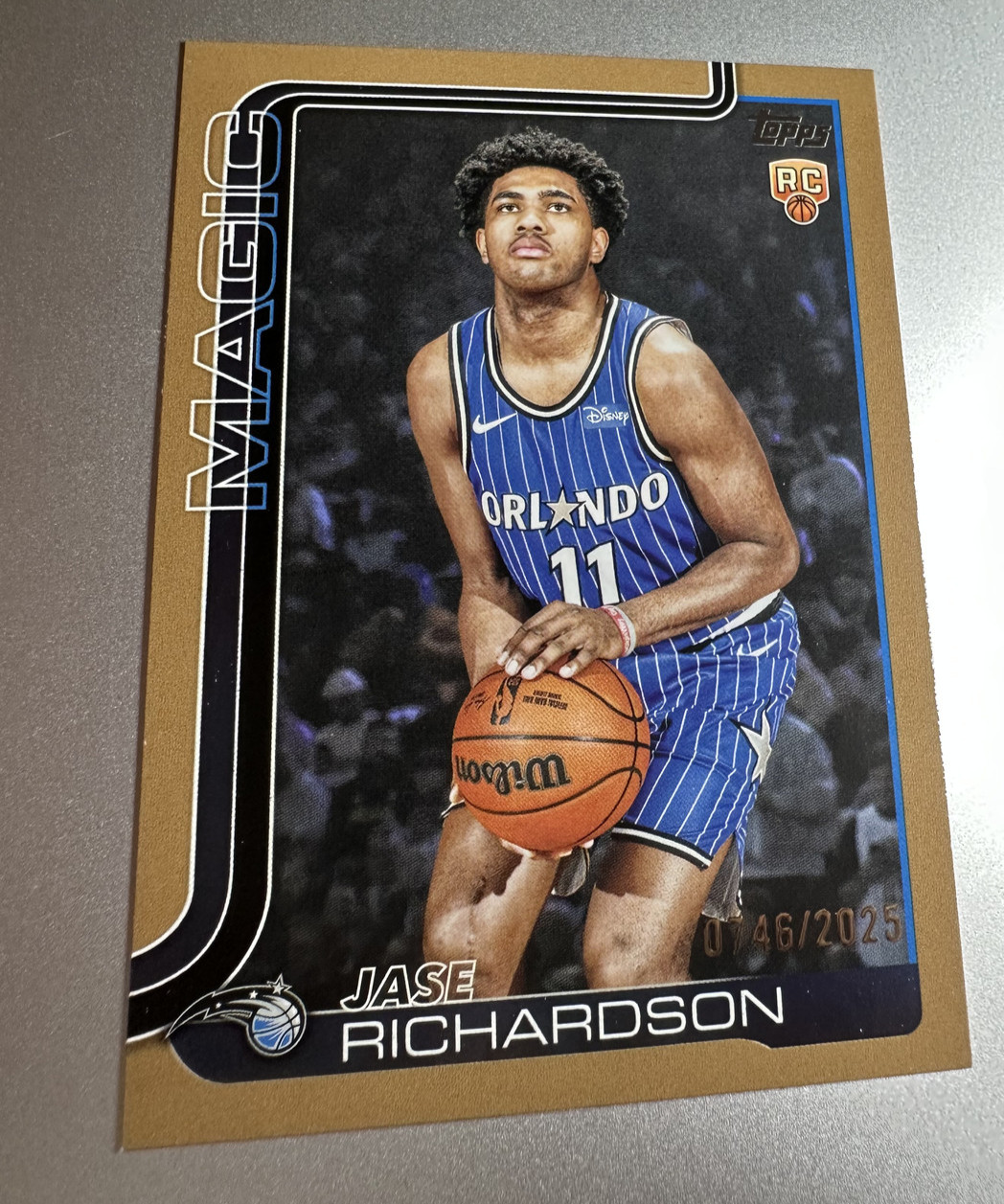 2025-26 Topps #225 Jase Richardson Gold #/2025