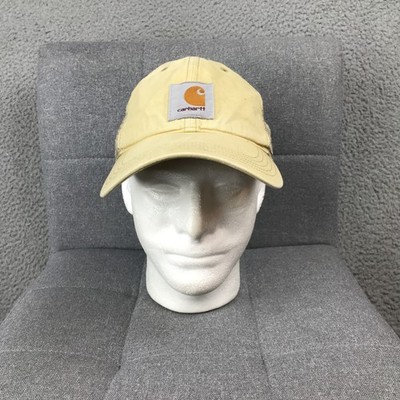 Carhartt Hat Cap Snap Back Yellow Tan Mesh Trucker Patch Workwear Carhartt Hat Cap Snap Back Yellow Tan Mesh Trucker Patch Workwear