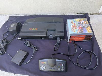 TurboGrafx-16 Turbo Grafx 16 Console & game lot alien, crush legendary axe￼