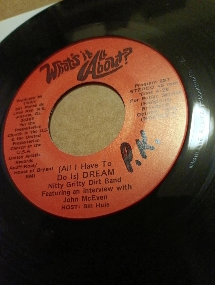 Waylon Jennings / Nitty Gritty Dirt Band – What's It All About? 7" EX - Image 3 of 4