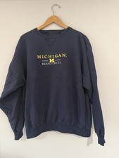 University of Michigan Vintage Football Crewneck Sweatshirt Size Large