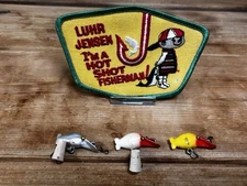 Vintage Luhr Jensen Eddie Pope Era Hot Shot's M7 (3) HTF Steelhead Fishing Lures