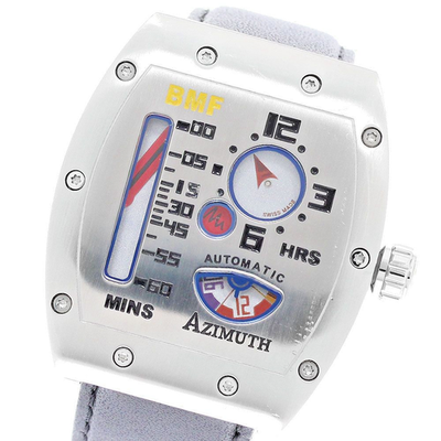 Azimuth Mecha 1 BMF AM1MGBSR Retrograde Automatic Silver Dial Mens