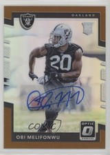 2017 Donruss Optic Rookies Bronze Auto Obi Melifonwu #141 Auto 0c2