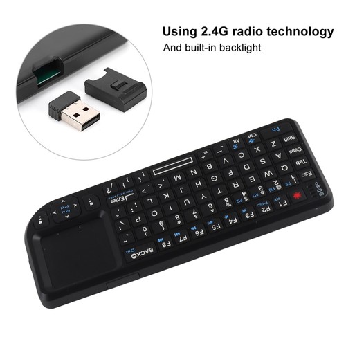 Umk‑100‑Rf Usb Pocket Mini Wireless Keyboard For 2000 / Xp / Vista ESE - Picture 11 of 13