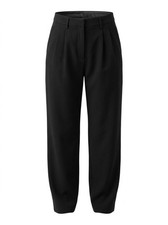 NWT A New Day Dress Pants Sz 2 Long Black Pleated Tailored Trousers Straight Leg