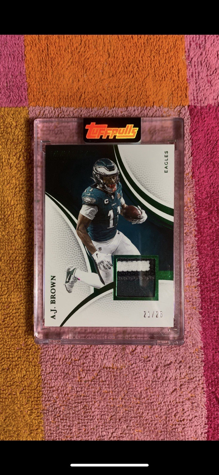 2025 Panini Immaculate A.J. Brown 4 Color Patch 21/26