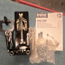Trend PH/JIG Pocket Hole Jig Kit with Clamp, Screws, Accessories & Instructions