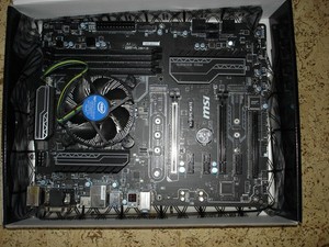 Mainboard MSI H270 PC Mate mit Intel I5-7400