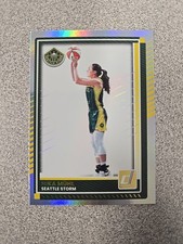 2025 Panini Donruss WNBA Nika Muhl Silver Holo Seattle Storm #81