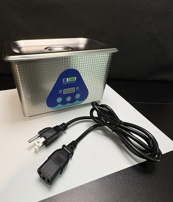 DK SONIC 900ML SONIC CLEANER WITH DIGITAL TIMER, BASKET & Cord w/ Free Shipping!