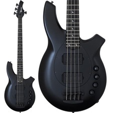 Music Man Bongo 4 HH Stealth Black Ebony Electric Bass Used