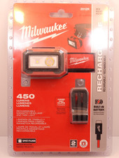 Milwaukee 2012R 450 Lumens Rechargeable Magnetic Headlamp  Task Light NEW 