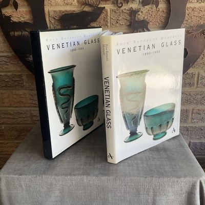 Venetian Glass 1890-1990 Rosa Barovier Mentasti HB DJ 1992 1st Edition Sleeve