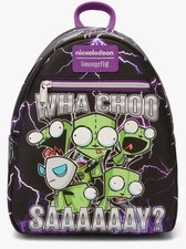Image of Loungefly Nickelodeon Invader Zim GIR Lightning Mini Backpack NWT