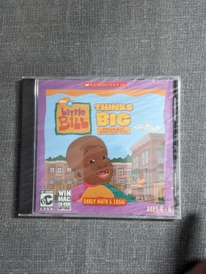Nick Jr. Little Bill Thinks Big PC MAC CD-ROM Early Math Logic Ages 4-6