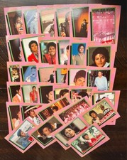 Vintage 1984 Michael Jackson Trading Cards Lot PINK  *READ*