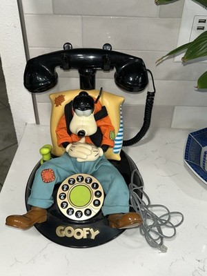 1990s Goofy's Animated Talking Phone Vintage Landline Corded