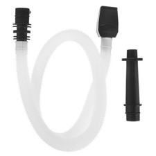 Reliable White ABS Melodica Tube Replacement Durable Flexible Instrument Part