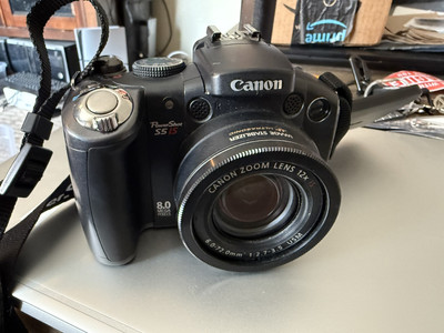 Canon PowerShot S5 IS Digital Camera 8MP PC1234 Black Untested | eBay