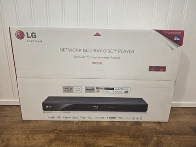 Blu-ray Disc Player LG BD550 Network NetCast 1080p HDMI USB Streaming New Sealed