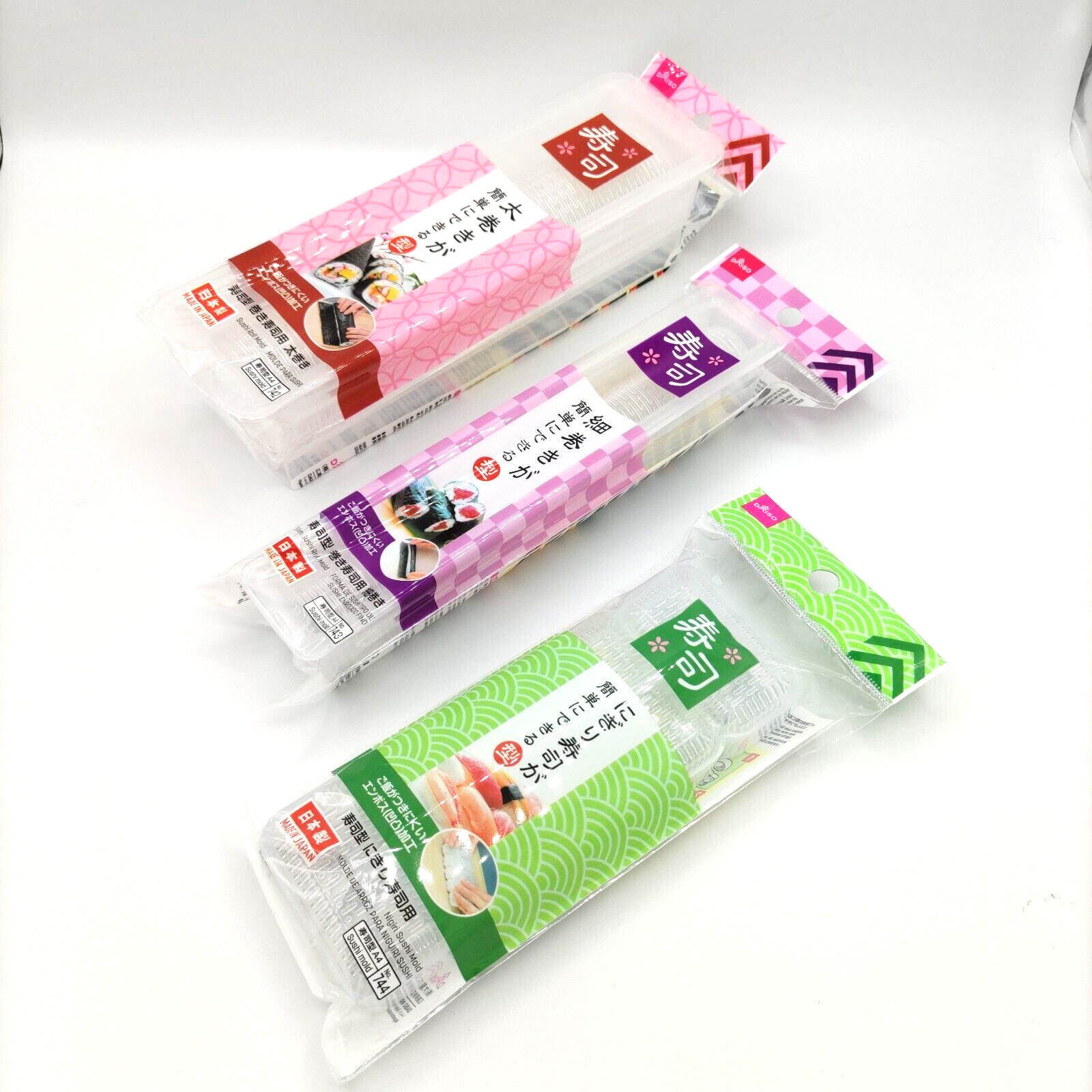 Daiso 3-Piece Sushi Making Kit for Nigiri Futomaki Hosomaki from Japan