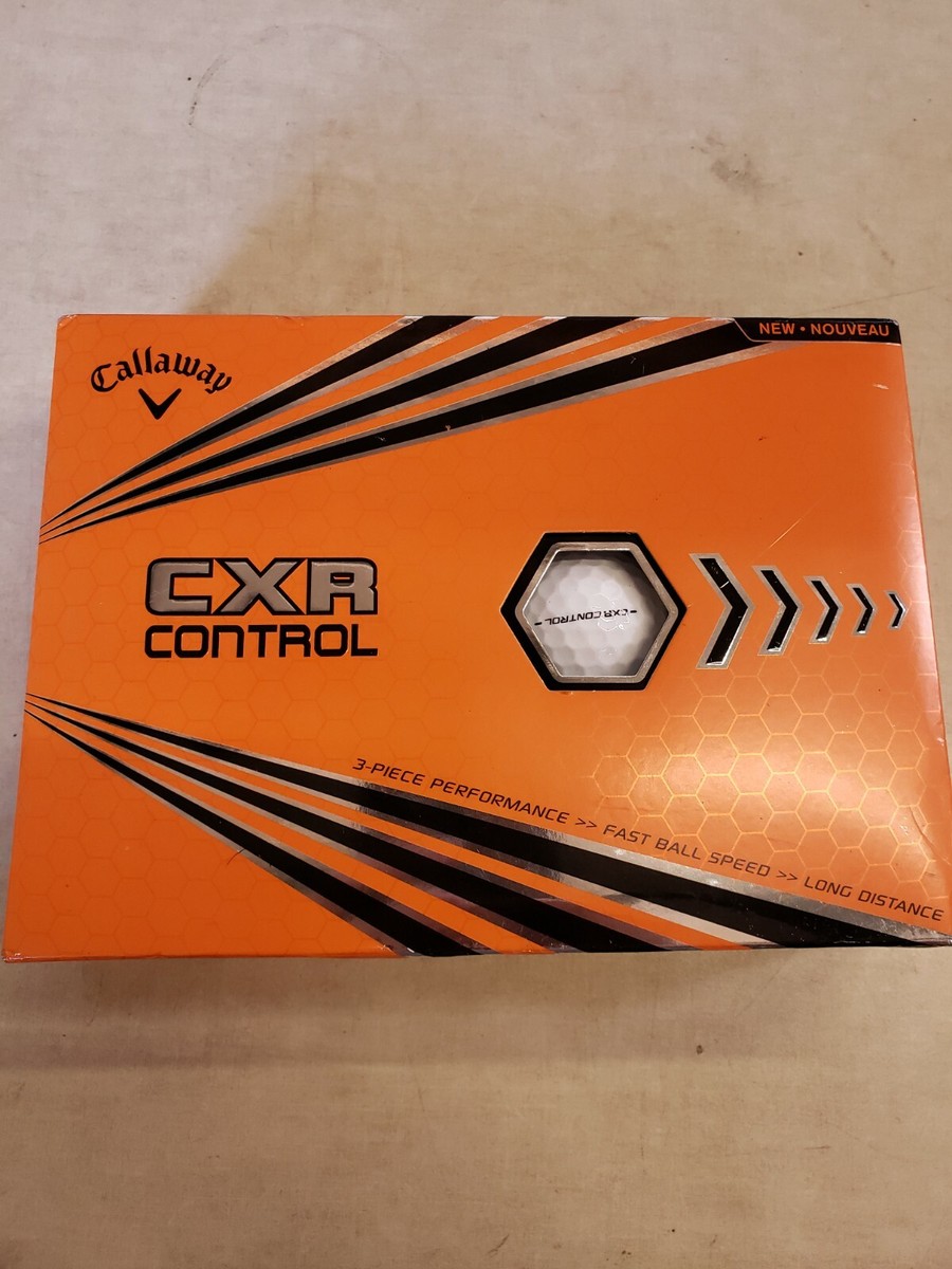 Callaway CXR Control 1Dozen Golf Balls - CUSTOMIZED LOGO | eBay