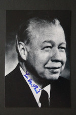 Lee MacPhail (d.2012) MLB Executive ORIOLES Autographed HOF 4x6 Photo JSA