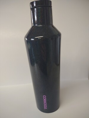 Corkcicle Canteen Black Metallic Tumbler 16oz | eBay